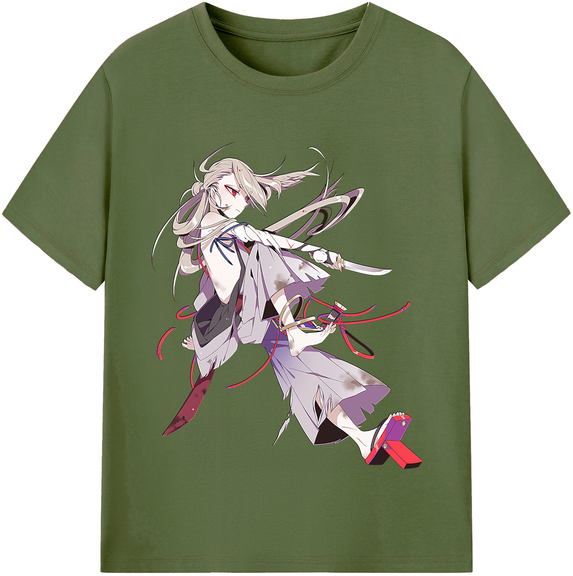 （画像用） 刀剣乱舞 Touken Ranbu 綿100％半袖Tシャツ（フロントプリント）